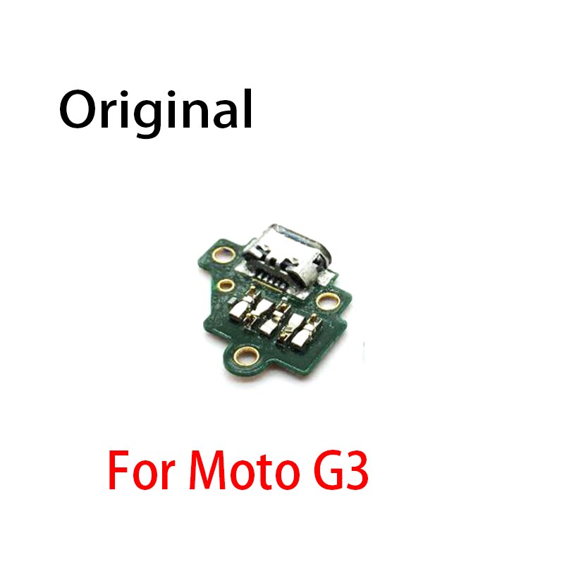 Cable flexible para Motorola Moto G30, G3, G4, G5, G6 Play, G8, X4, G7, Cargador USB, conector de puerto de carga, 10 unids/lote: G3 - Original