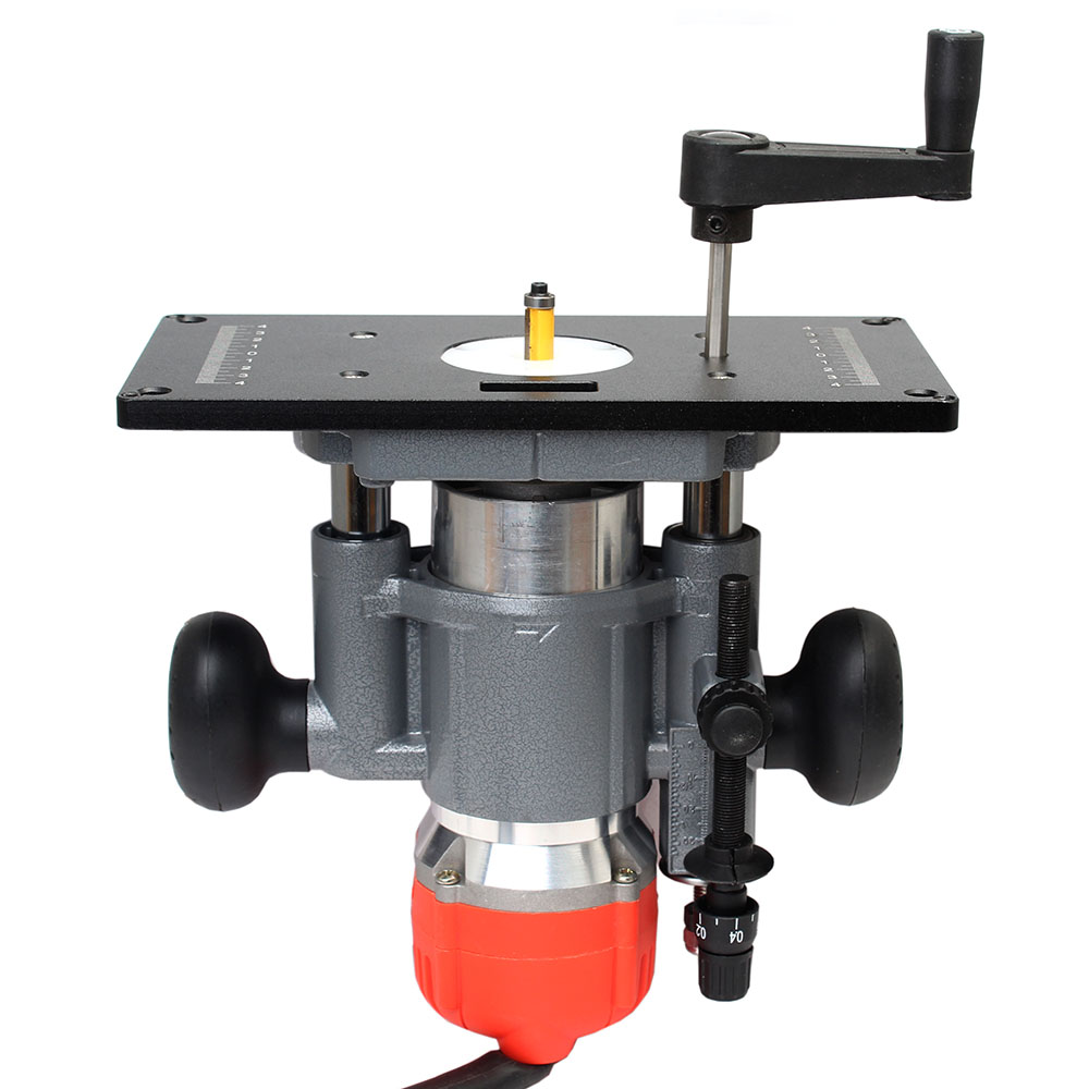 Enrutador de carpintería, elevador, tornillos de reequipamiento para Sierra de mesa, máquina de grabado con tapa, fresadora de madera eléctrica, placa de inserción