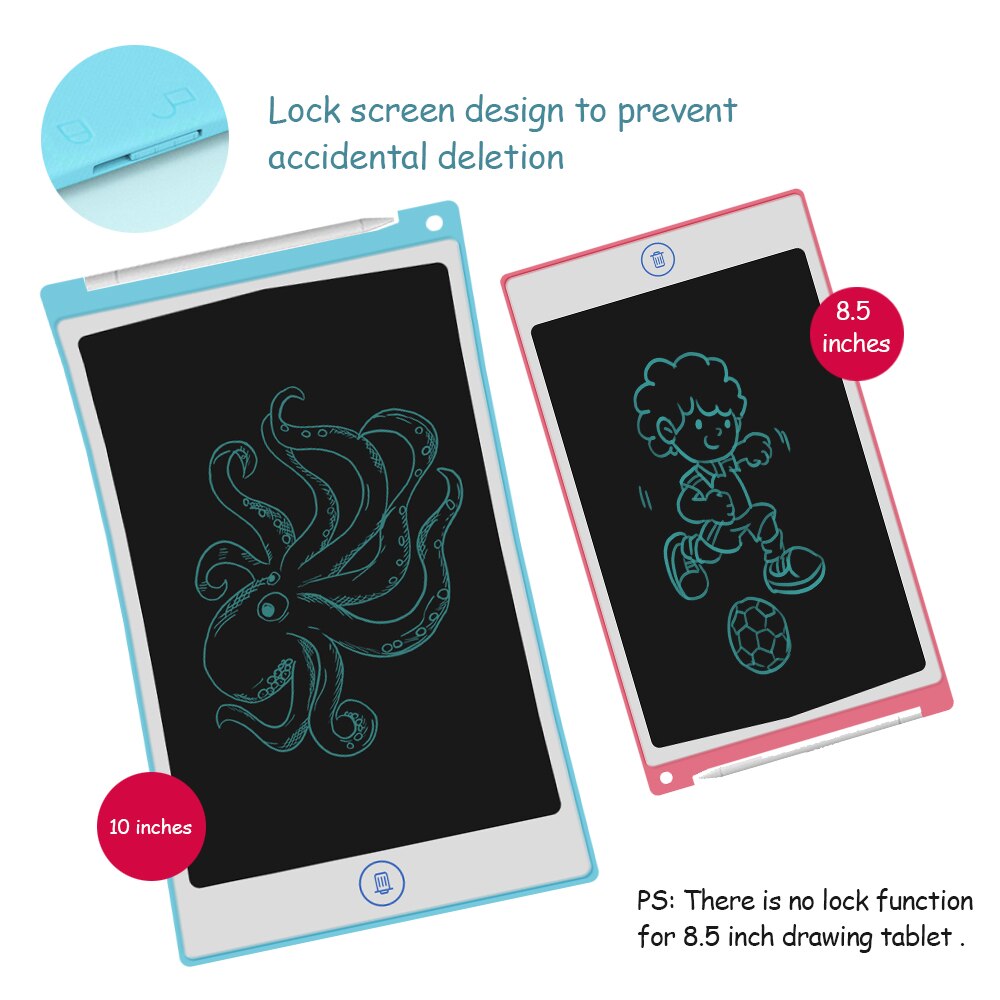 Howshow 8.5 10 inch LCD Writing Tablet Digital Drawing Tablet Handwriting Pads Electronic Graphic Tablet Board Stylus mesa