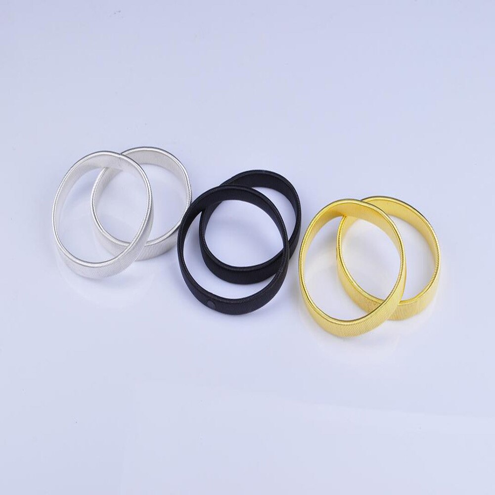 Brazalete elástico para camisa, soporte de manga para camisa, de Metal, oro y plata, ajustable, a la , accesorios de ropa de boda