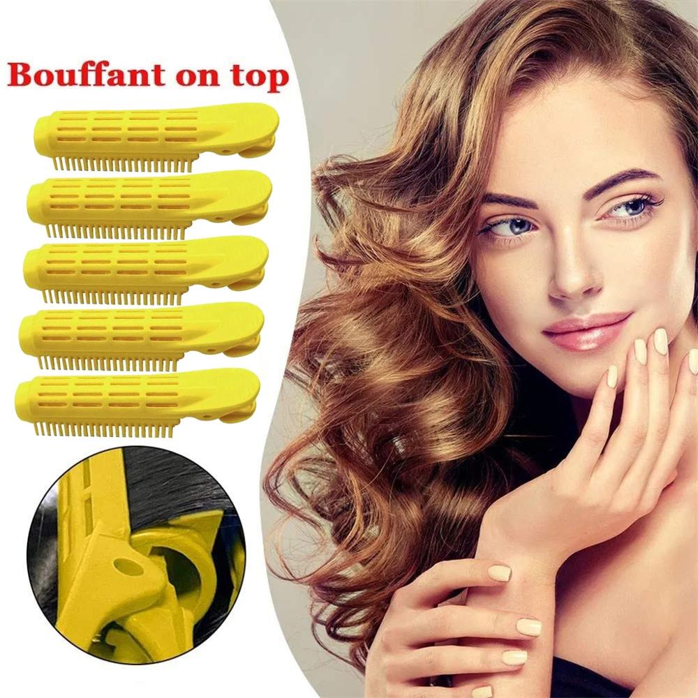 5Pcs Magic Hair Care Rollers Haar Krultang Clip Self Grip Volume Haar Krultang Clip Natuurlijk Krullend Styling Diy Tool