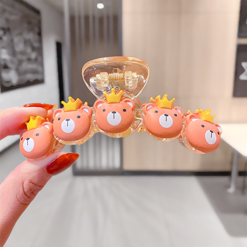 Cute Cartoon Shark Clips Transparent Hair Claws Fruit Hair Crab Clamps Girls Flower Headwear Kids Hair Clip Child Hair Accessory: 10