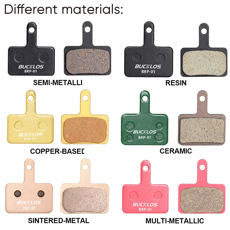 Pastillas de freno de bicicleta BUCKLOS, pastillas de disco hidráulicas para bicicleta de montaña SHIMANO MT200, pastillas de freno de disco para bicicleta de carretera aptas para pieza de freno B01S