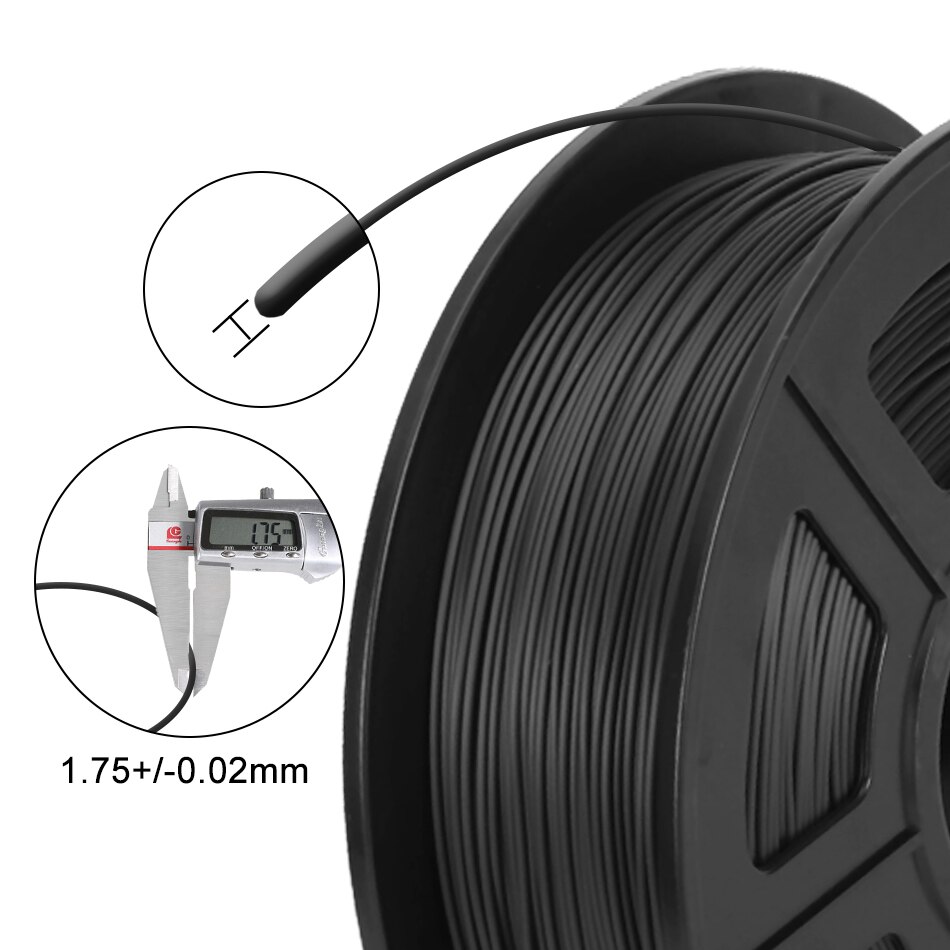 SUNLU 3D Filament PLA + 1.75mm For 3D Printer Plastic PLA PLUS 3D Printing Material Good Toughness