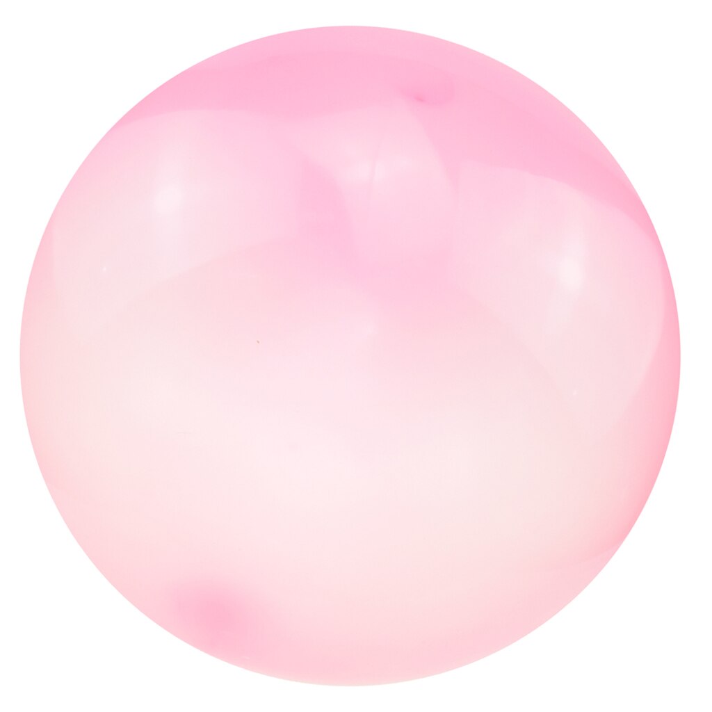 Bubble Balloon Transparent Bounce Inflatable Funny Toy Ball Inflatable Balls for Outdoor Indoor Play, 3 Sizes are Available: Pink M