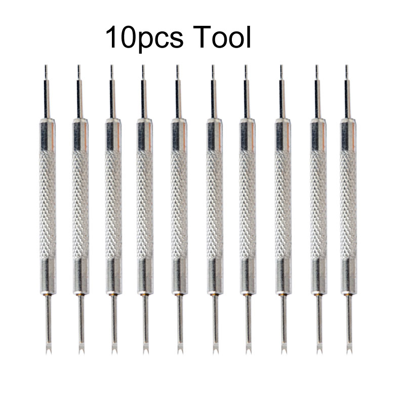 Reparación de correa de reloj de cuero, barra de resorte, herramienta removedora de pasadores de conexión, pulsera de Metal, abridor de correas de reloj, accesorios de correa de reloj: Marfíl