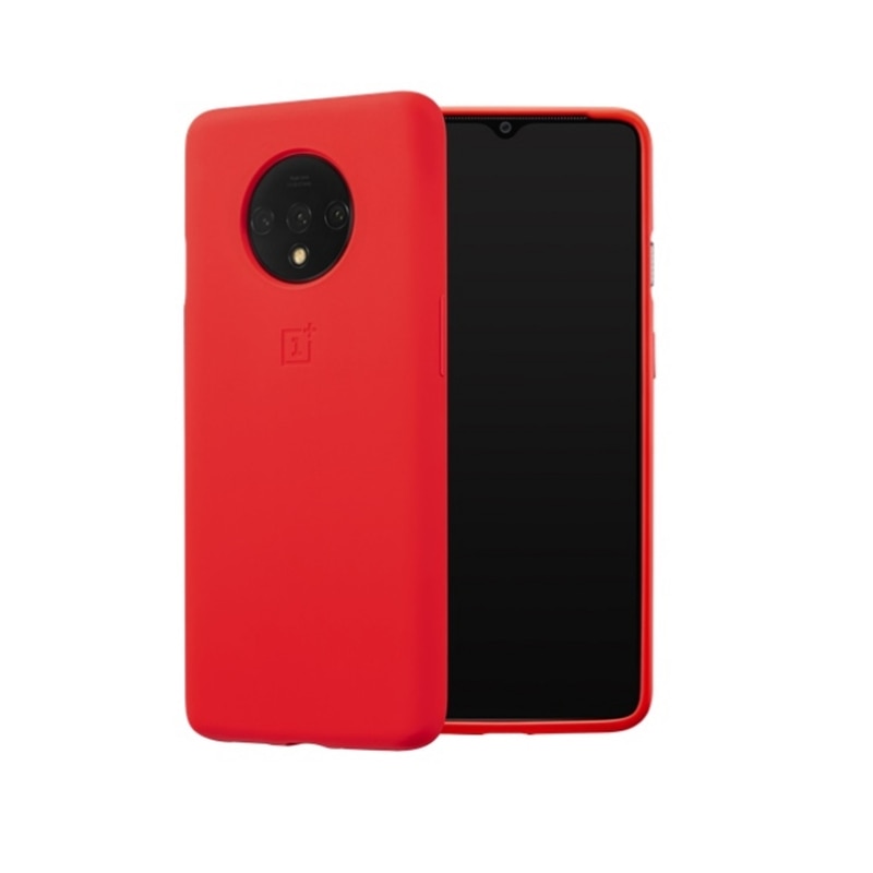 100% original back cover for oneplus 7T 7 pro protective case sandstone silicone nylon carbon fiber bumper