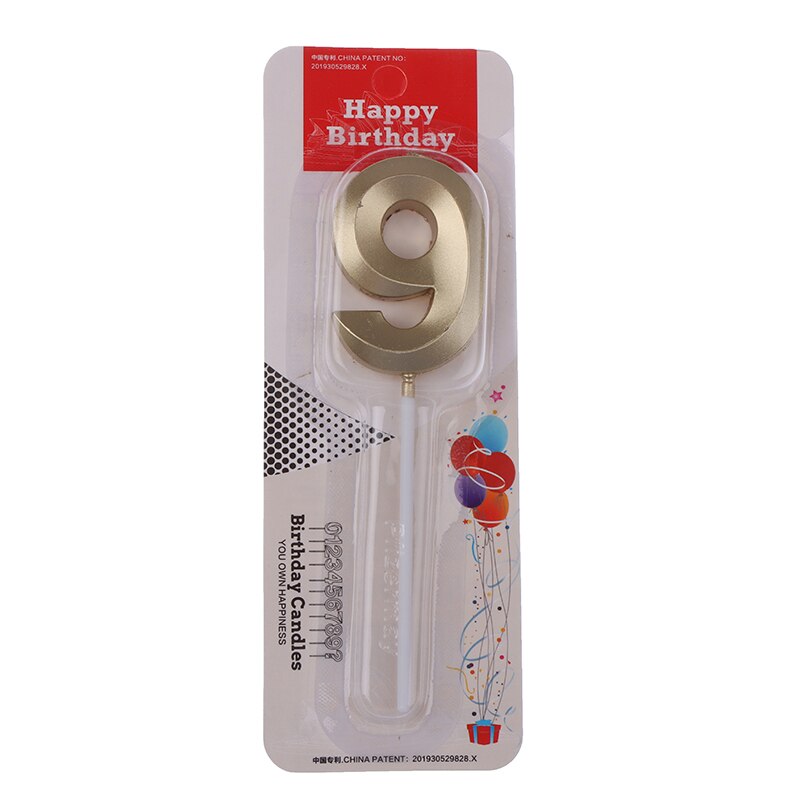 Champagne numéro 0-9 joyeux anniversaire gâteau bougies Topper décor fête fournitures décor bougies décoration bricolage fournitures Numer bougie