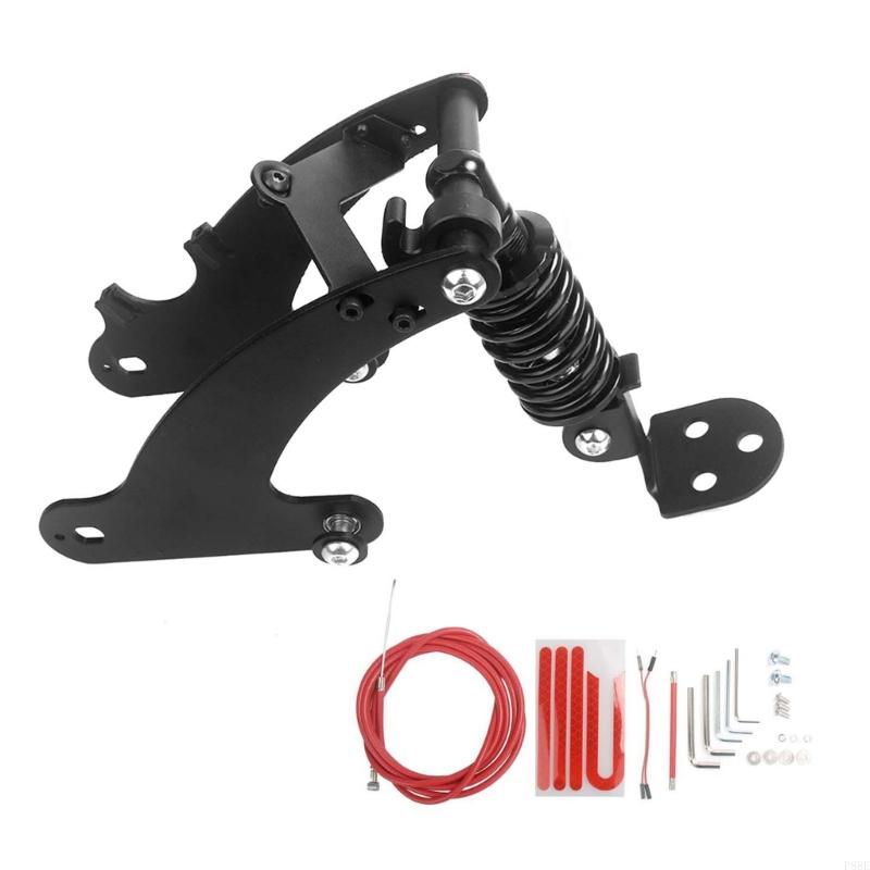P88E Upgraded Scooter Shock Absorbers Enhanced Electric Scooter Spring Shock: black