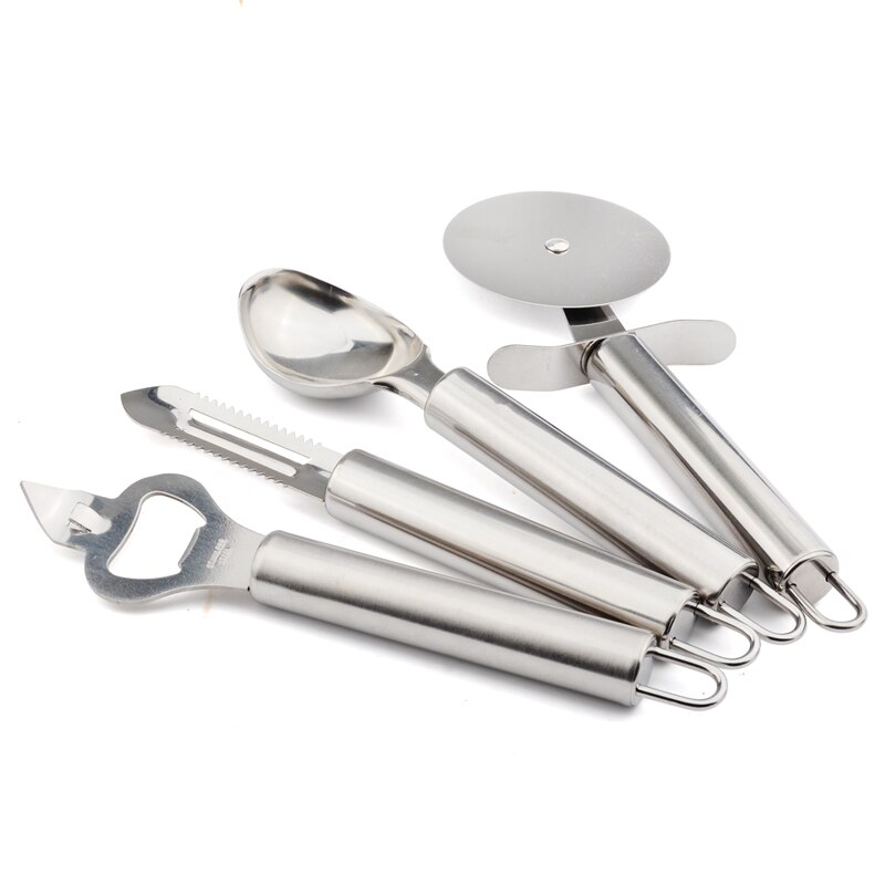 Neue Edelstahl 8 Teile/satz Kochen Werkzeuge einstellen Pizza Messer Ablauf Schaufel Spachtel Küchenutensilien Gesetzt Küche Zubehör