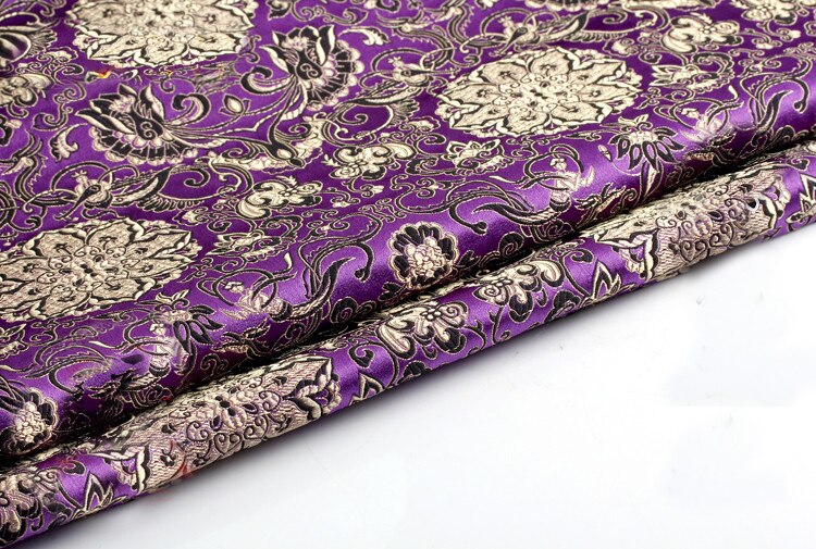 75 x 50cm brokade silke stof damask jacquard tøj kostume polstring møbler gardin tøj materiale patchwork: 6