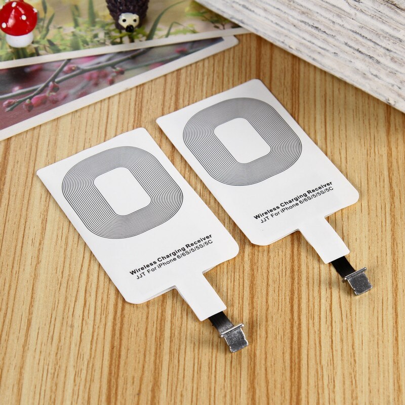 Universal QI Standard Wireless Charger Receiver Adapter Charging Coil Receptor For iPhone 5 5C 5S 6 6S 7 7plus For Android Phone
