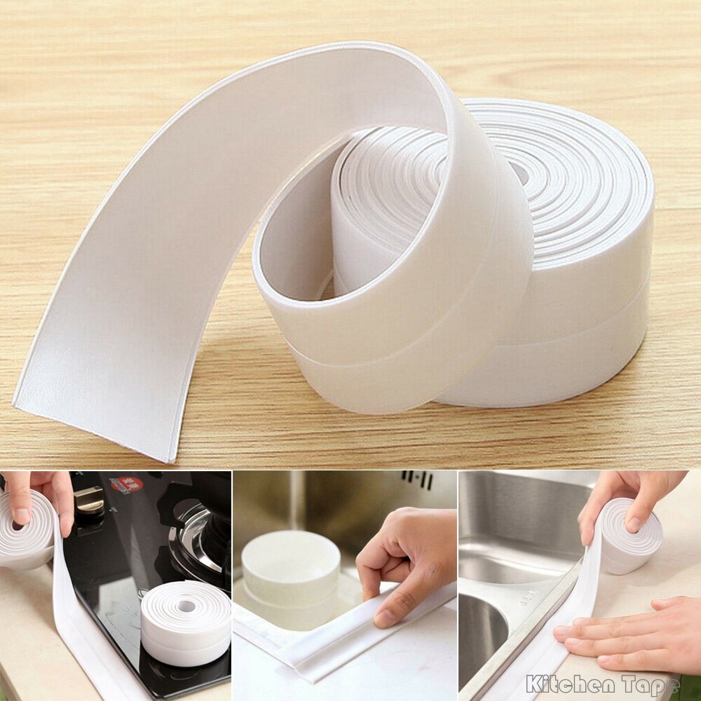 1roll Bath Wall Sealing Strip Waterproof Self-adhe – Grandado