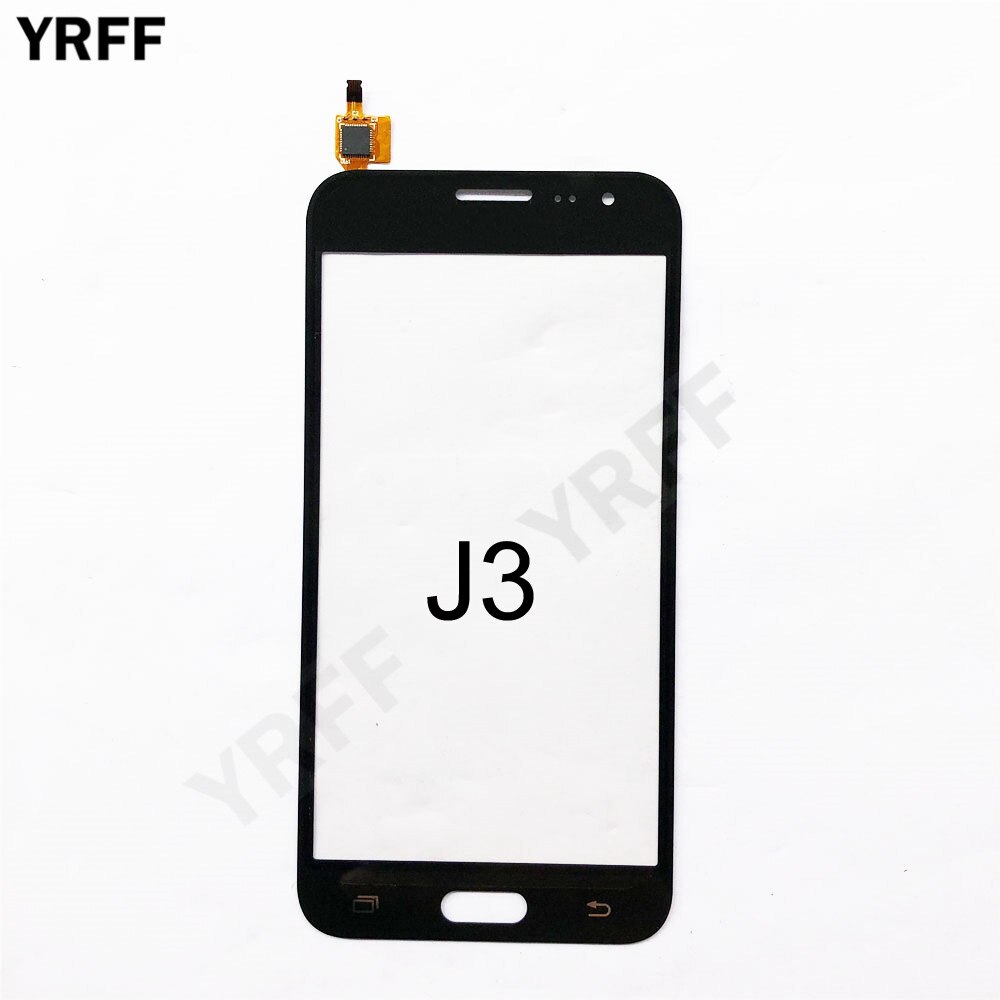 5.0 for for para samsung galaxy j3 2015 digitador da tela de toque sensor toque lente vidro painel