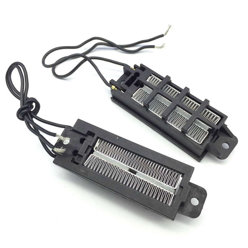 5 stk automatisk termostat ptc varmelegeme med stativ bølgebånd lille rumopvarmning 50w 12v ( ac/dc) gør-det-selv varmeværktøj