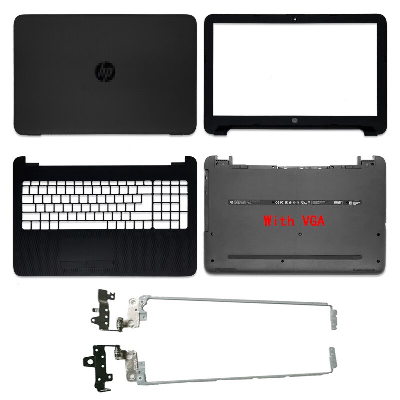 Case For HP 250 255 256 G4 G5 15-AC 15-AY 15-AF Laptop LCD Back Cover/Front bezel/LCD Hinges/Palmrest/Bottom Case 900263-001