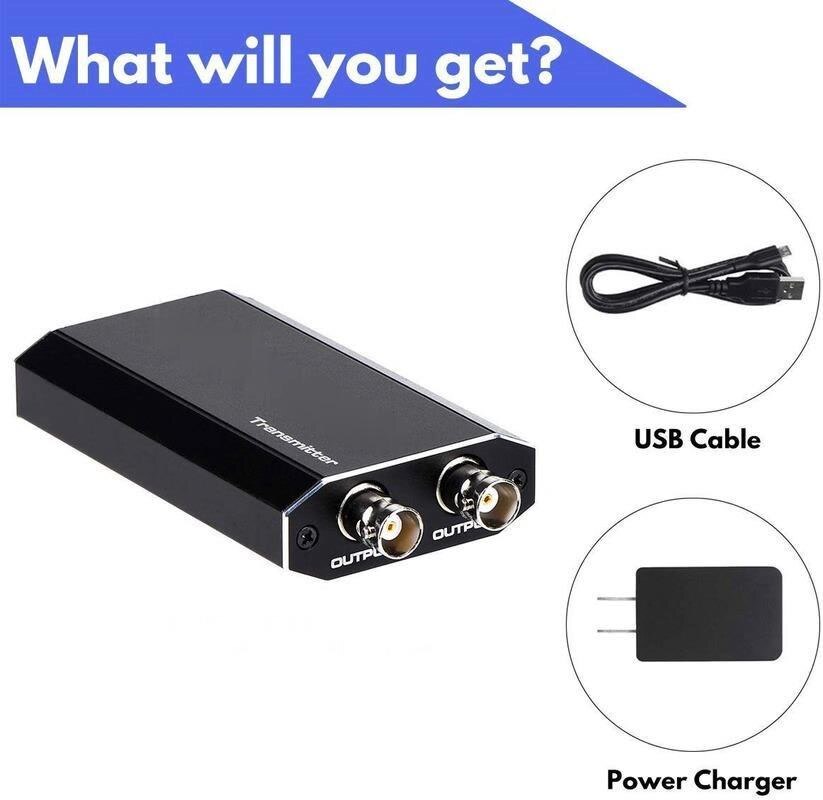 Bnc-liitin hdmi-yhteensopiva analogiseen ahd tvi sdi hd koaksiaalikameran signaalin muunnin 1080p dvr cctv-järjestelmään