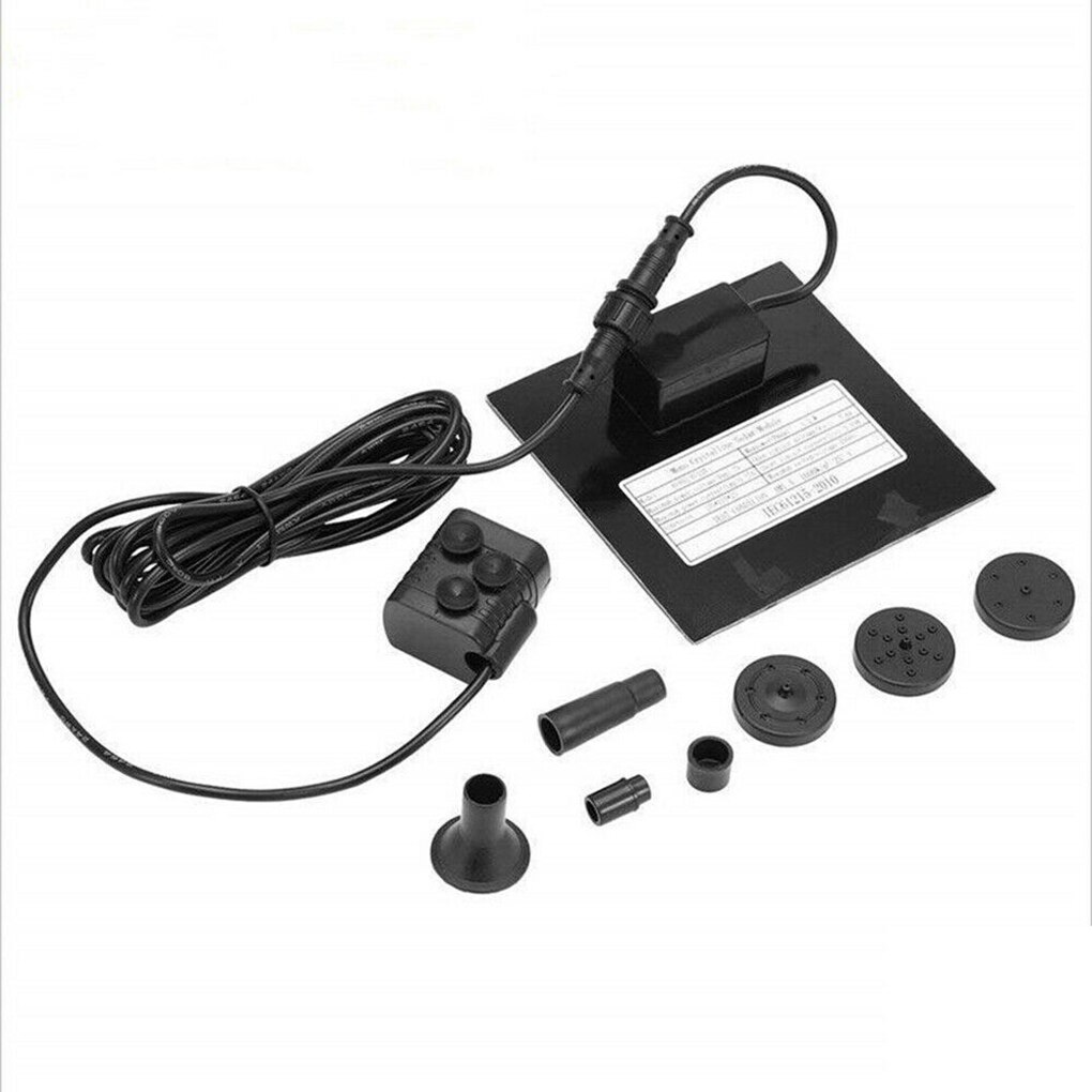 Solar Panel Powered Water Pump Garden Lawn Pool Pond Fish Aquarium Fountain Courtyards 180L/H Floating Fountain