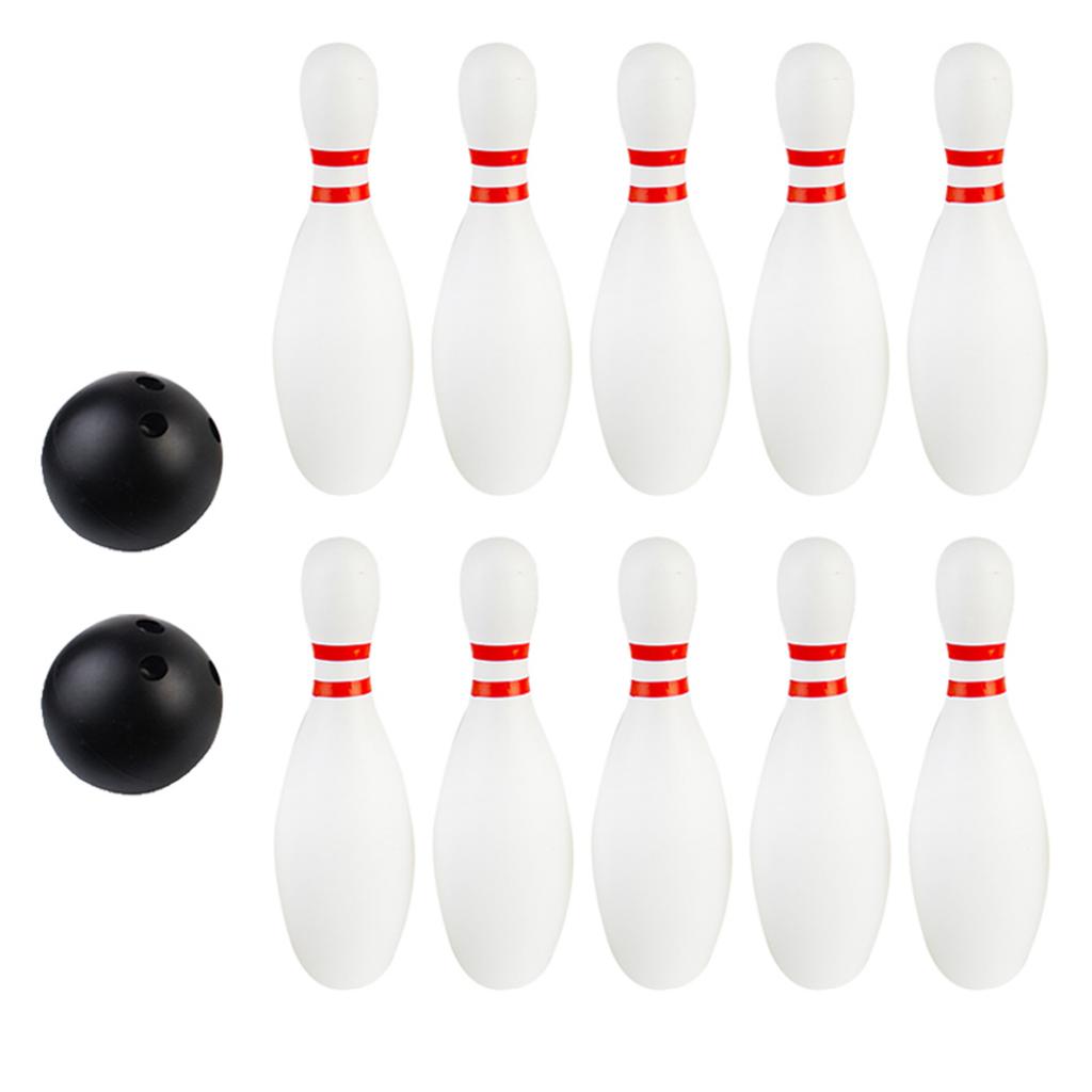12Pcs Bowling Kids Skittles Set Skittles Game Bowling Ball Boule Game