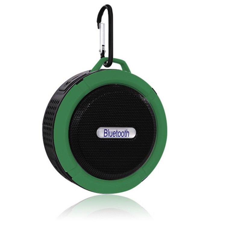Draagbare Speaker Draadloze Bluetooth Speakers Soundbar Outdoor Sport Waterdicht Ondersteuning TF Card FM Radio Aux Input: Groen