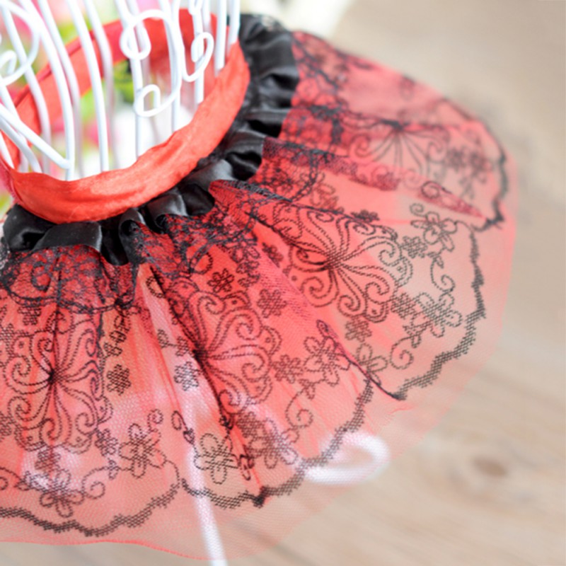 Pet Dog Puppy Tutu Skirt Chiffe Lace Dog Lower Body Apparel Puppy Summer Princess Style Clothing Costume: R / XS