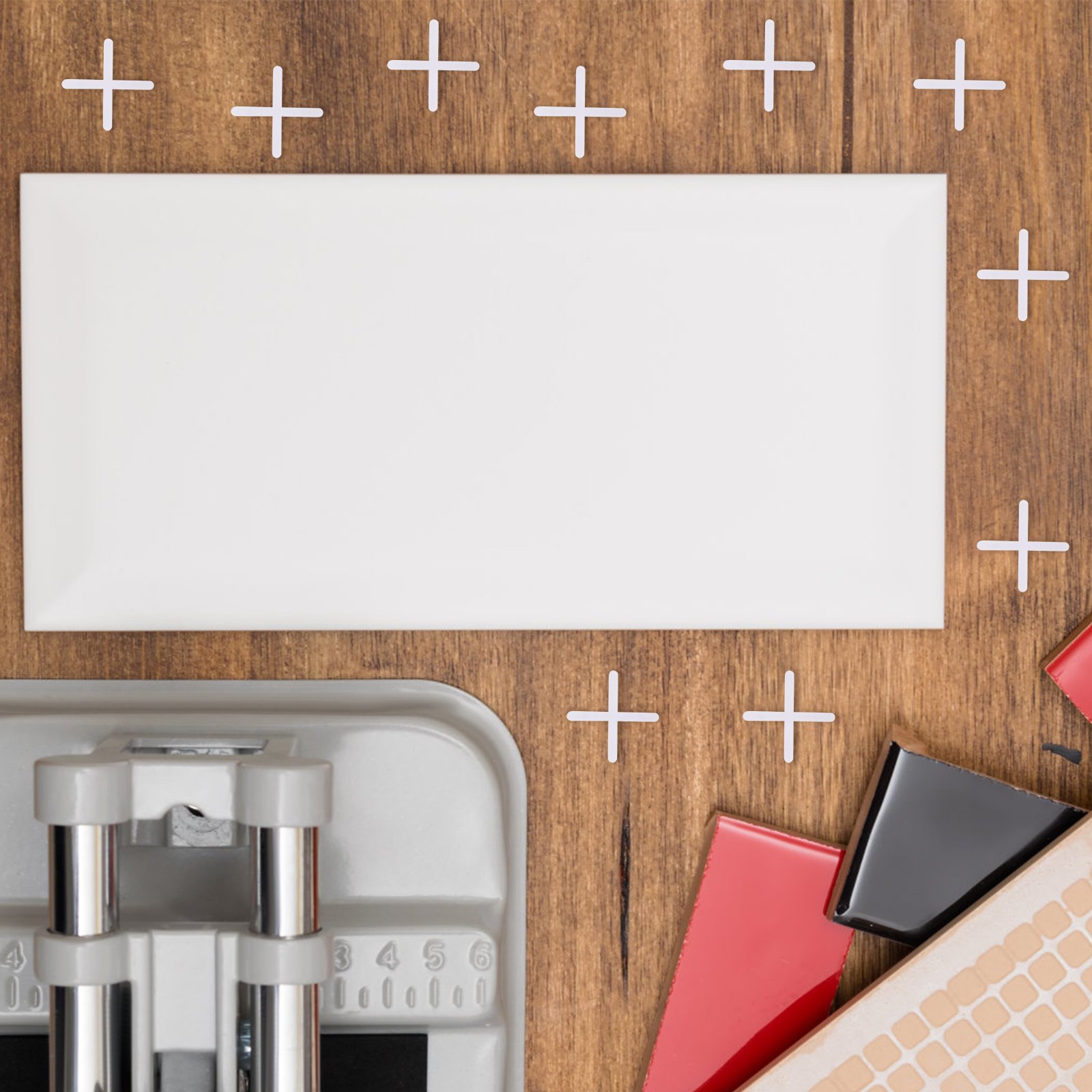 10000 Pcs Cross Tile Spacers Leveling Spacer Replaceable Ceramic Tile Levelers