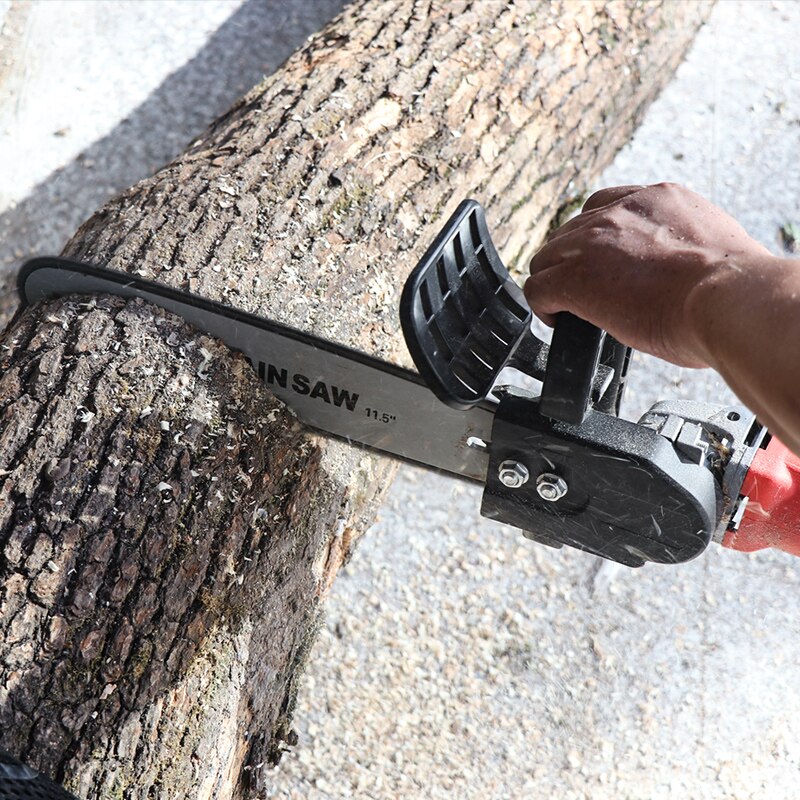 Angle grinder modified electric chain saw universal electric saw household woodworking multifunctional logging saw
