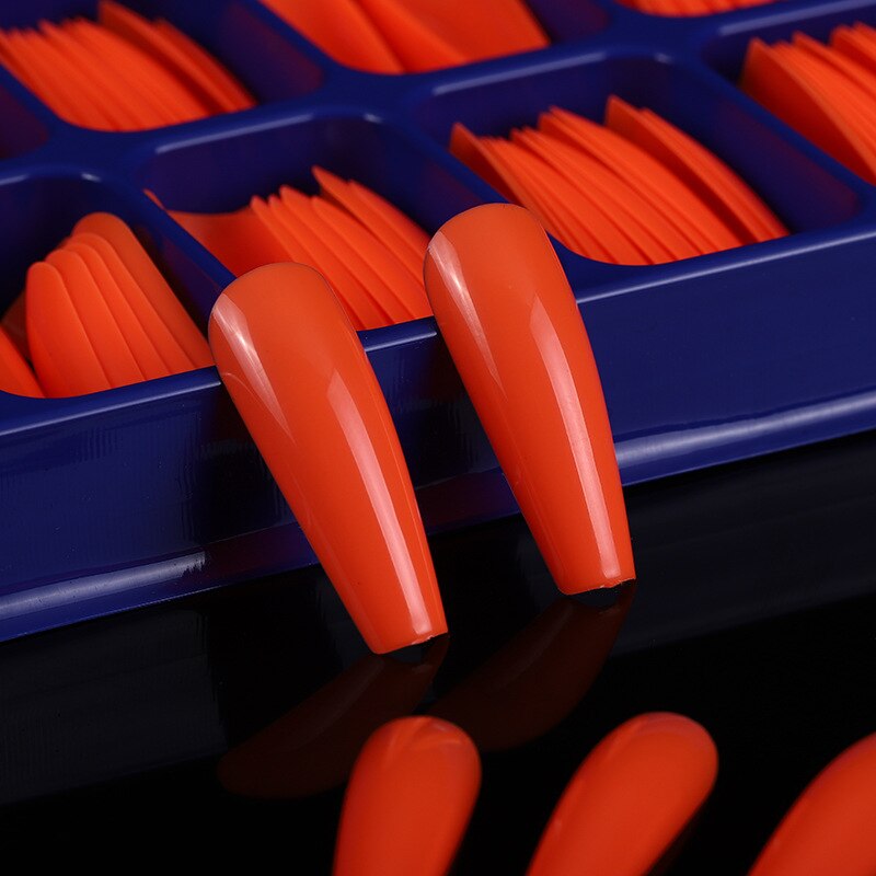 Uñas postizas de plástico para manicura, 100 Uds.