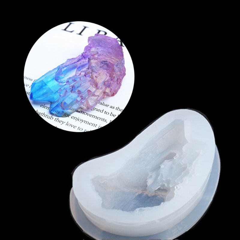 DIY epoxy transparent silicone mold crystal epoxy mold silicone ore Spar crystal cluster transparent mold: 24