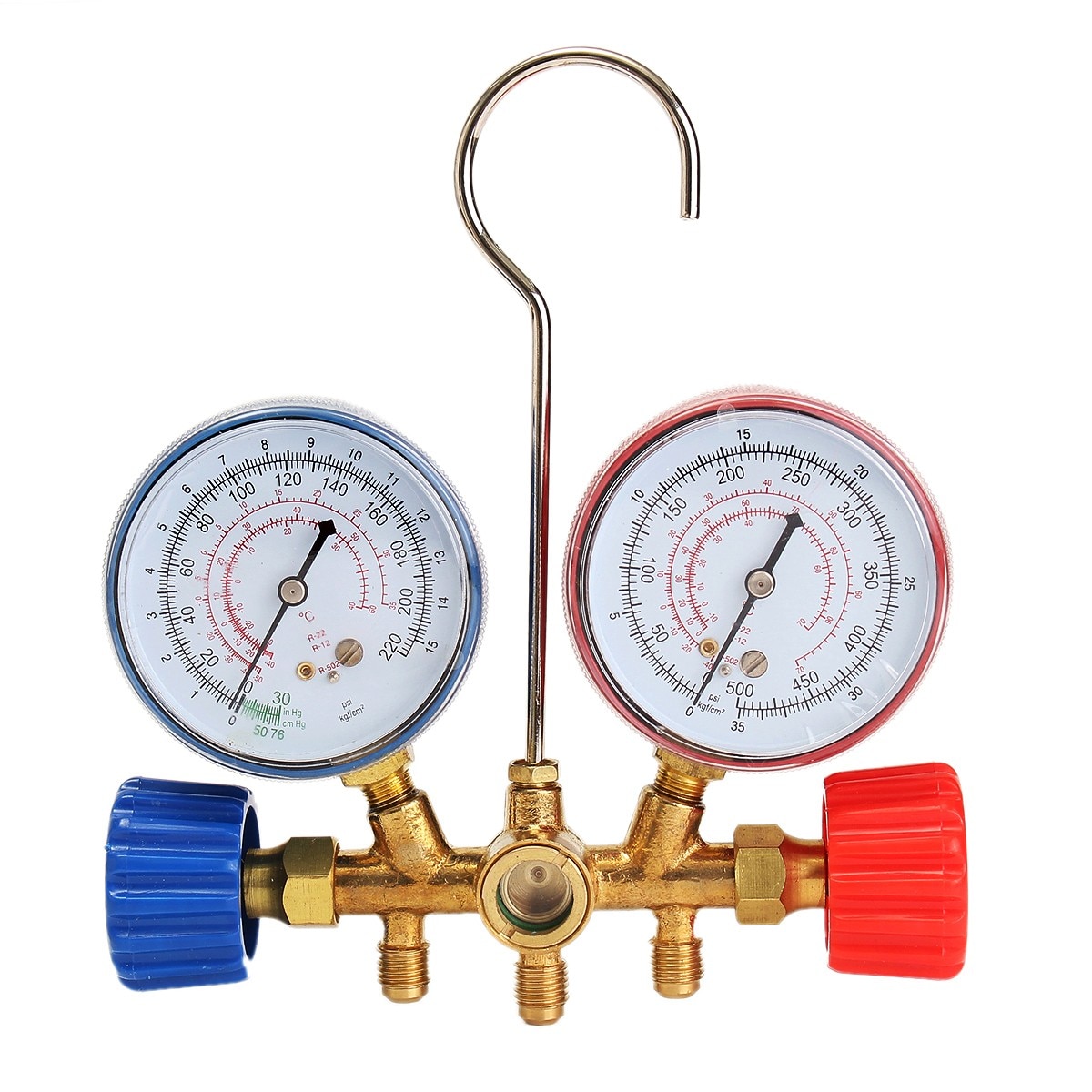 Car HVAC A/C Refrigeration Kit Manifold Gauge Set Grandado