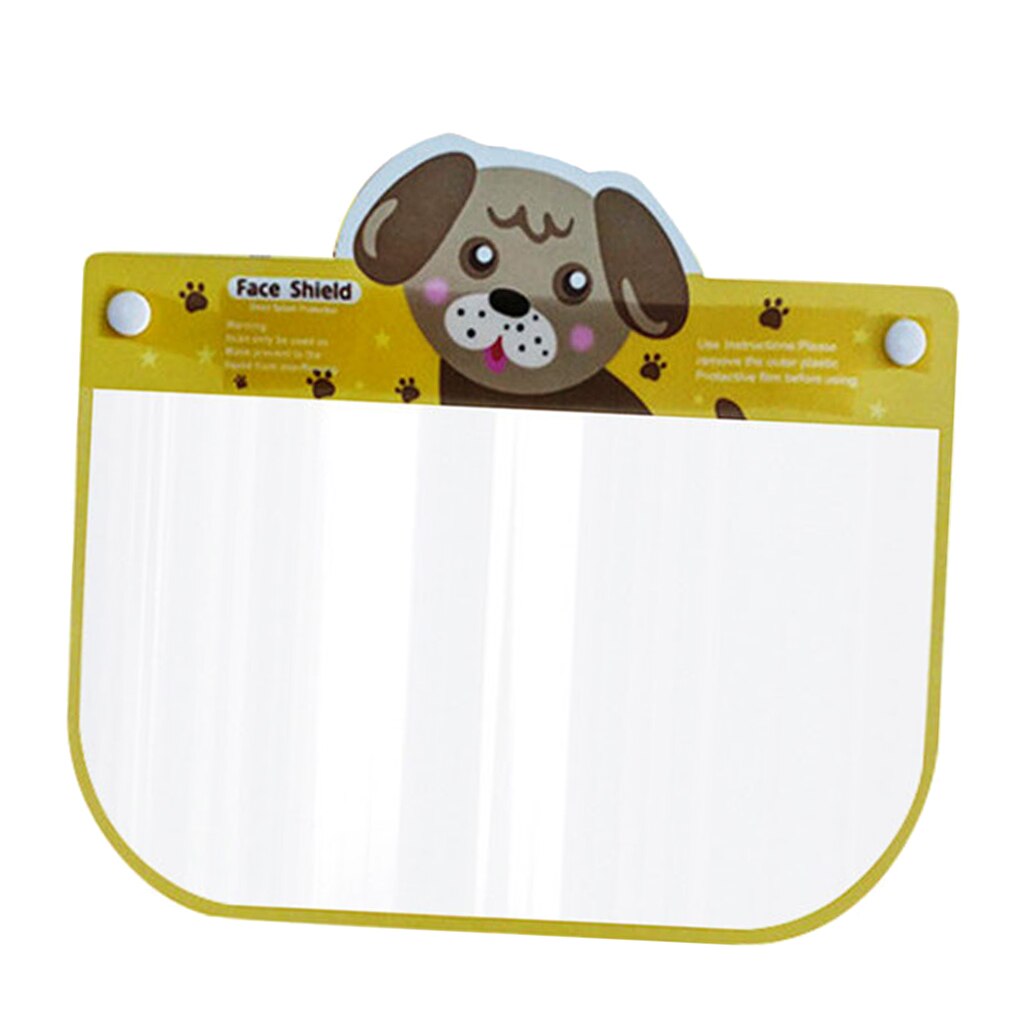 Kids' Full Face Shield Nursery Guard Clear Face Cover Visor with Protective Film