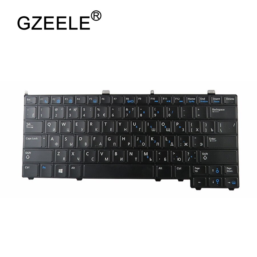 RU backlight for DELL for Latitude E7440 E7240 russian laptop Keyboard with backlit keyboard