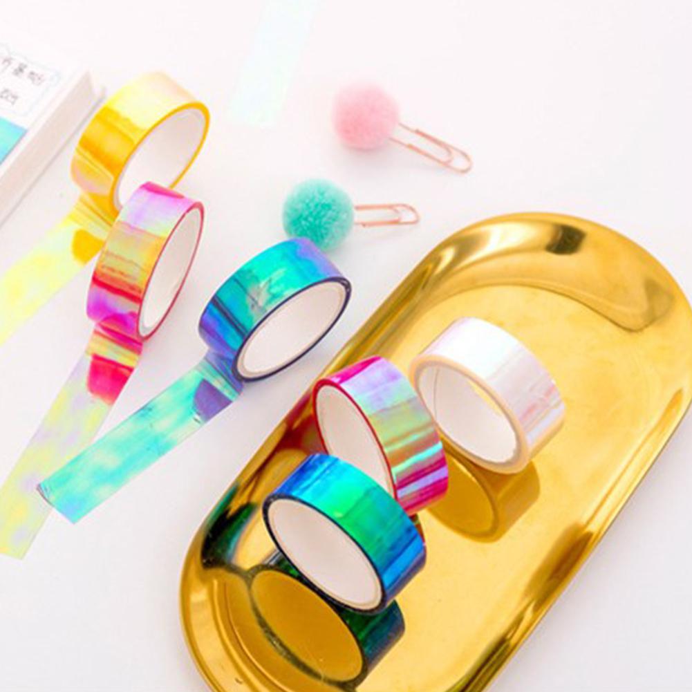 Kleurrijke Diy Scrapbooking Decoratieve Tape Adhesive Label Sticker Masking Papier Verpakking