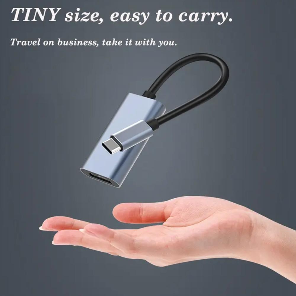 4k 30hz usb-c till hdmi-adapter thunderbolt 3 to hdmi-omvandlare för mhl android-telefon surfplatta svart telefon till tv-kabel för macbook
