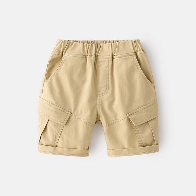 CAMLAKEE Cargo Shorts Jongens Korte Broek Kinderen Zomer Casual Bermuda Leger 8-9 jaar oud Maat 140