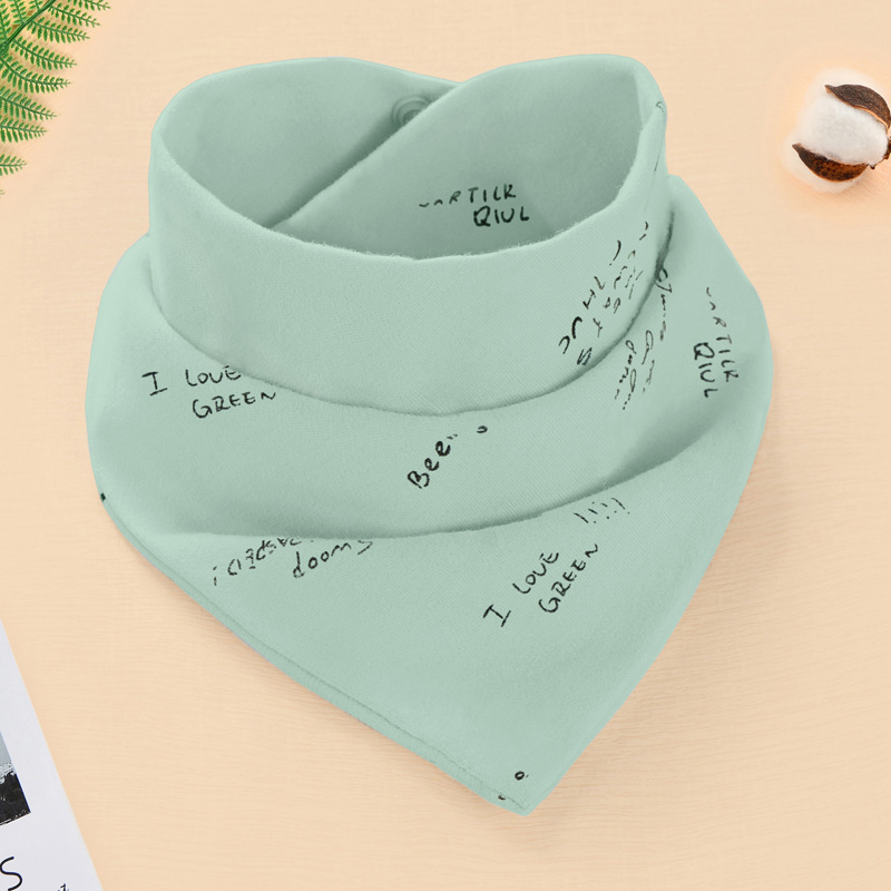 45*31 Cm Zachte Katoenen Bandana Baby Slabbetjes Double Layer Baby Baberos Burp Doek Voeden Kiel Gesp Peuter Sjaals dribble Handdoeken