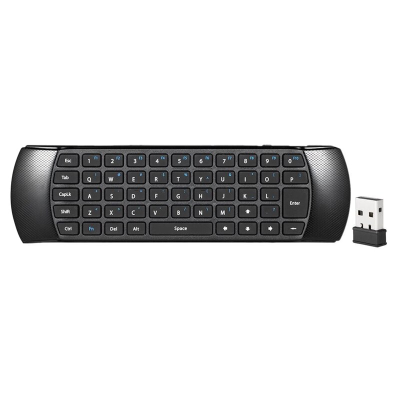 Mini 2.4GHz Wireless QWERTY Keyboard Air Mouse Remote Control For Mini PC TV Box