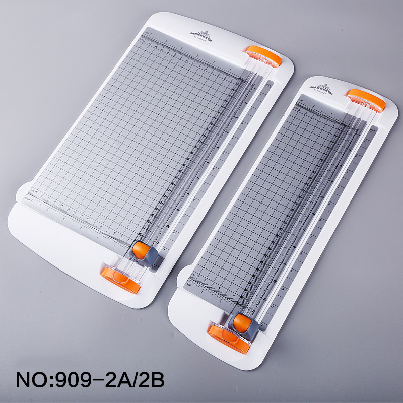 909-2A/2B series paper cutter A4 paper cutter Manual paper cutter Photo cutting Folding ruler Office paper cutter