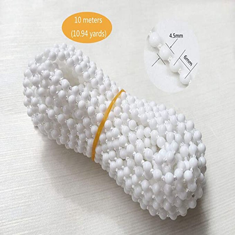 10 meter persienner plast perlekæde  #10 fix eller udskift til rulle romersk venetiansk honningkage lodret zebra persienne med 10 pc