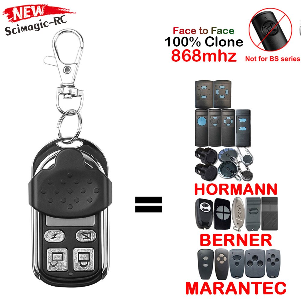 HORMANN 868MHz Remote Control HSM2 HSM4 HSE2 HS1 HSZ MARANTEC Digital 384 D302 D304 868 mhz Remote Control For Gate Garage Door