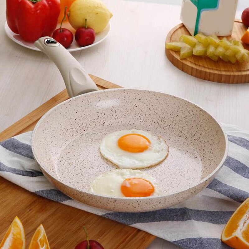 Aluminium Nonstick Frying Pan Cookware Pancake Egg Pot No Smoke Cooker Kitchen Tool Fq-Ing: Default Title