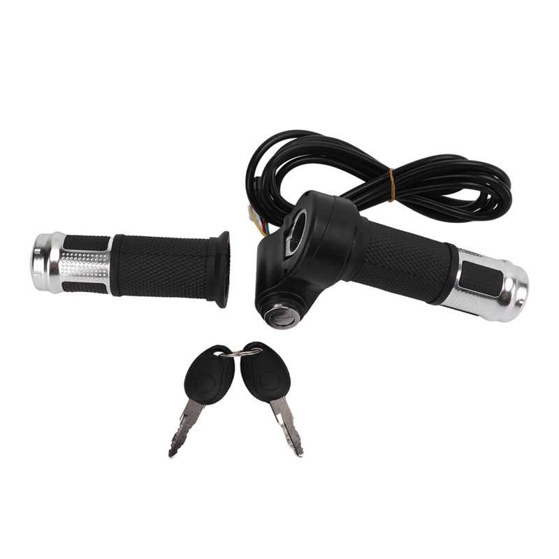 Empuñadura de pulgar para patinete eléctrico, manillar Universal de acelerador de giro, amplia aplicación: SILVER