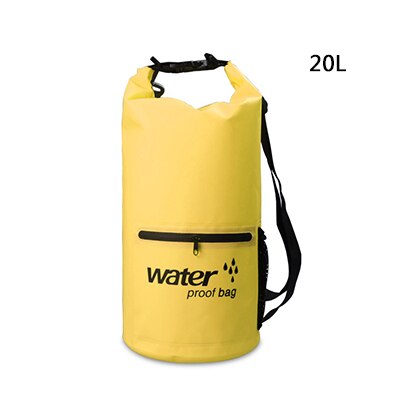 10L 20L natation sac étanche stockage sac sec sac pour canoë Kayak Rafting sacs de Sport en plein air Kit de voyage équipement: 1-20L