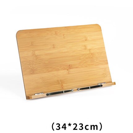 Tablette de lecture réglable, support de livre de cuisine, maison, salle d&#39;étude, pliable, Pages, serre-livres de cuisine fixe, étagère en bois: M  34x24cm