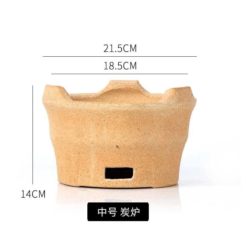 Mini stove Carbon mud soil stove charcoal old clay oven BBQ grills chafing dish small commercial carbon furnace home: M charcoal stove