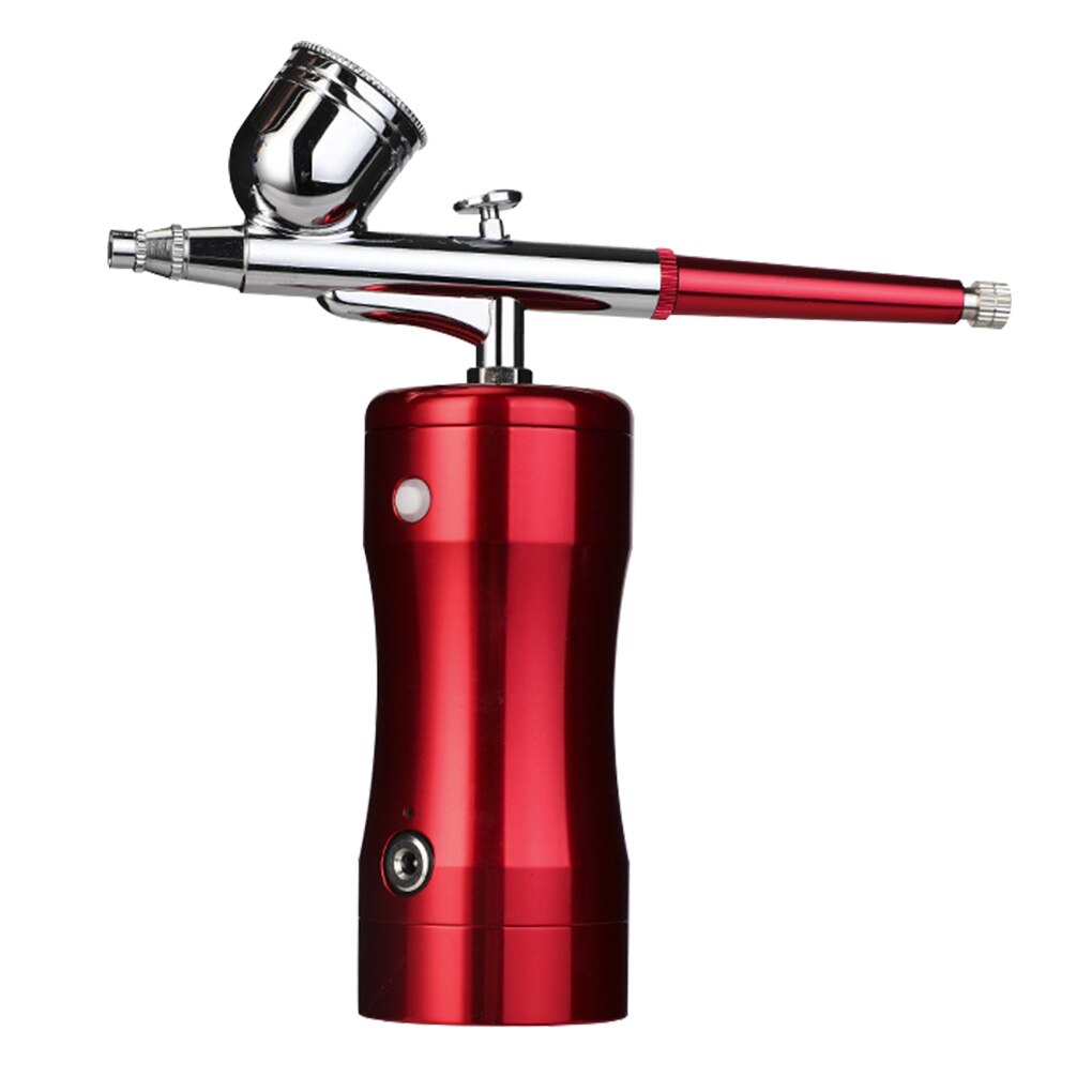Airbrush Tool USB Portable Rechargeable Nail Airbrush 0.3mm Nozzle Airbrush Kit For Model Cake Decorating Brushes Car Painting: 01