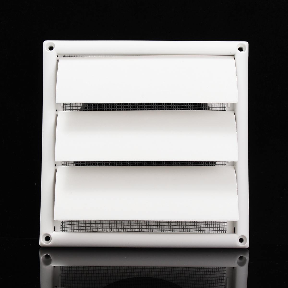 Air Vent 200x200x40mm Grille Ventilation Cover Plastic White Wall Grilles Duct Heating Cooling Vents For Kitchen Bathroom