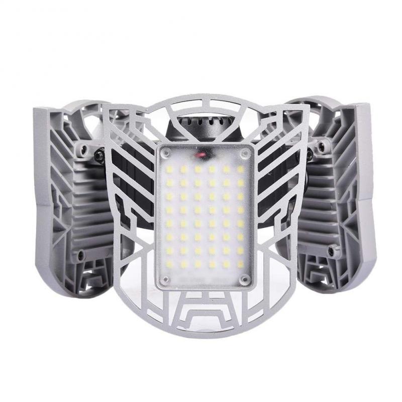 LED Garage Lampe Home Werkstatt Lampe Lager Faltbare Drei-blatt Verformbaren Verformbaren Decke Lampe Led-leuchten Garten Luces Led