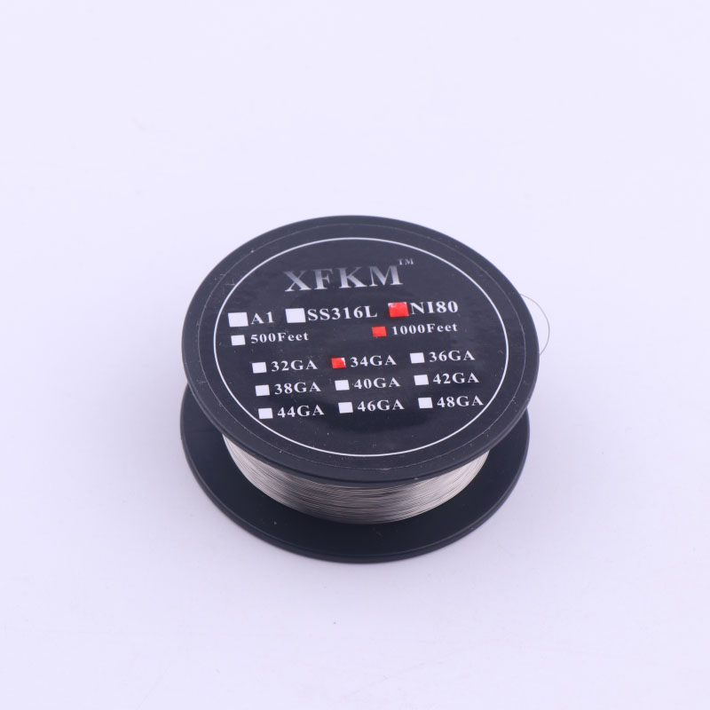 XFKM 300m/1000feet nichrome 80 ss316l a1 32ga-48ga wire Resistance Wire for electronic cigarette RDA RBA RTA Atomize