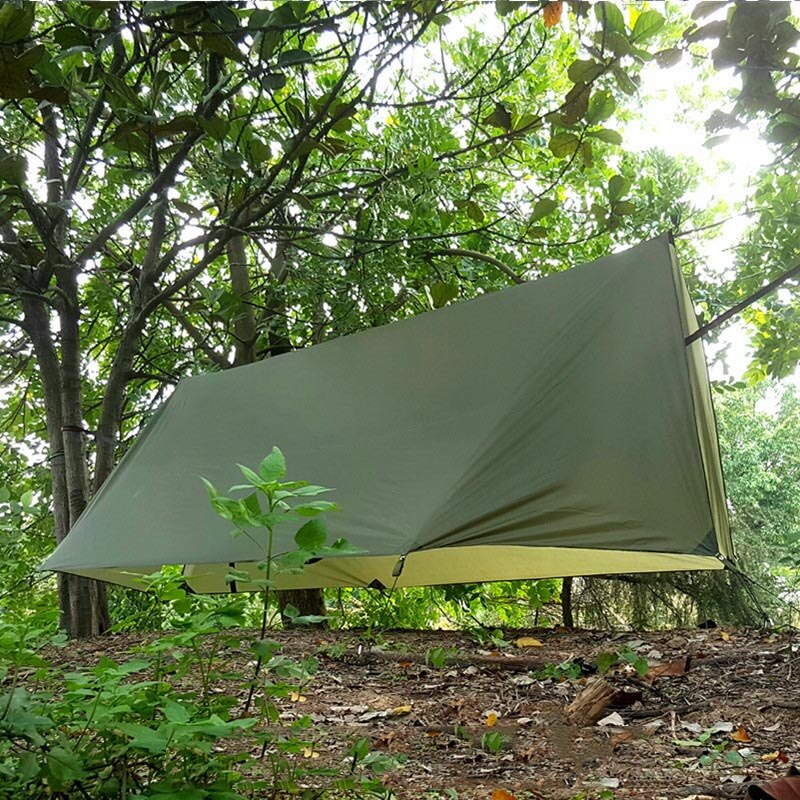 Utomhus markis matta skydd parasoll uv skydd trädgård camping stånglöst tält whshopping
